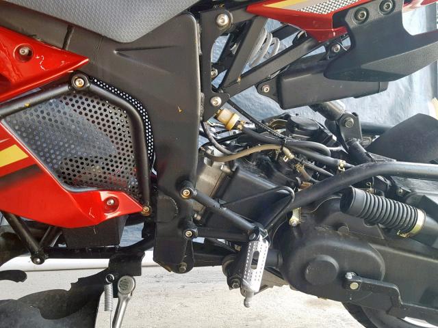 LXDTCARA8K1030818 - 2019 DONG MOTORCYCLE RED photo 9