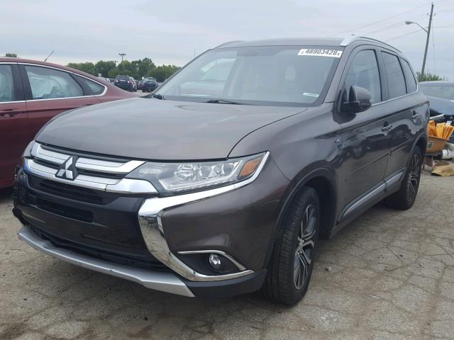 JA4JZ4AX9GZ014265 - 2016 MITSUBISHI OUTLANDER BROWN photo 2