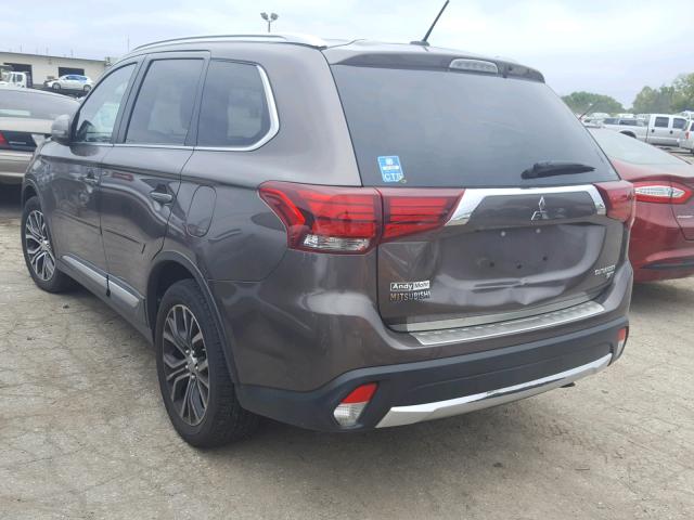 JA4JZ4AX9GZ014265 - 2016 MITSUBISHI OUTLANDER BROWN photo 3