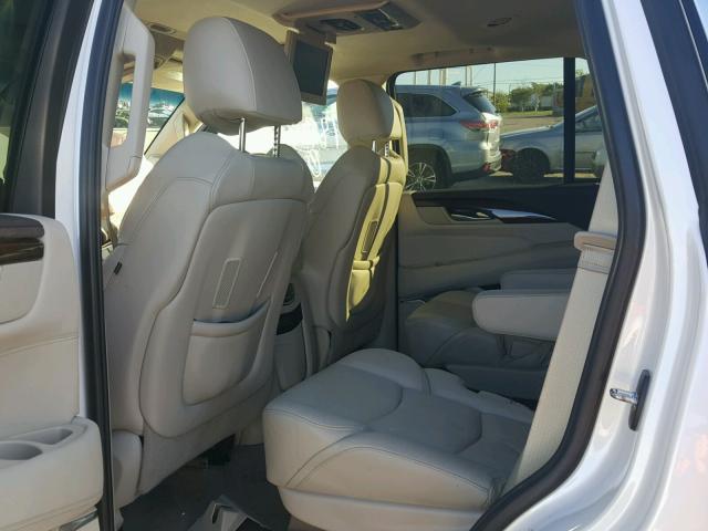 1GYS4CKJ9HR294309 - 2017 CADILLAC ESCALADE P WHITE photo 6