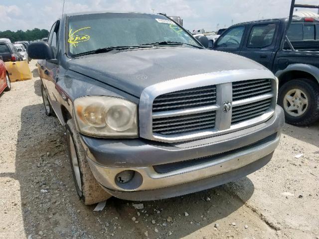 1D7HA18P27S112035 - 2007 DODGE RAM 1500 S GRAY photo 1