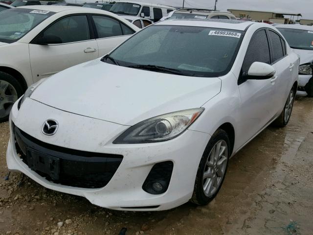 JM1BL1W58C1668314 - 2012 MAZDA 3 S WHITE photo 2