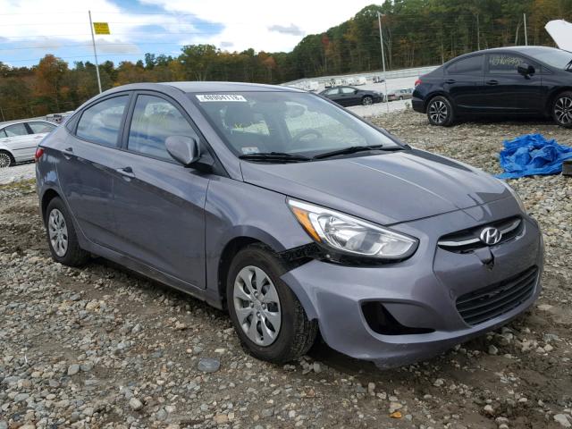 KMHCT4AE2GU964619 - 2016 HYUNDAI ACCENT SE GRAY photo 1