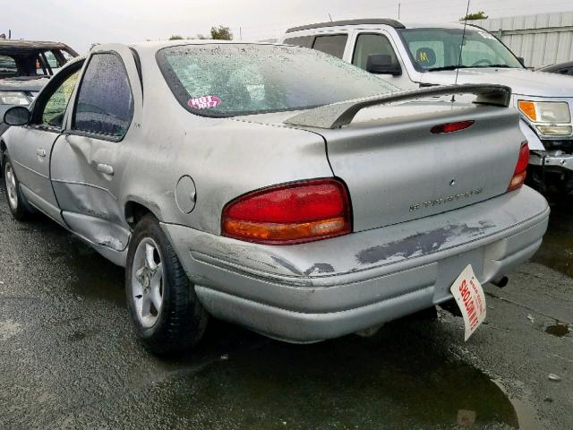 1B3EJ46X6YN244265 - 2000 DODGE STRATUS SE SILVER photo 3