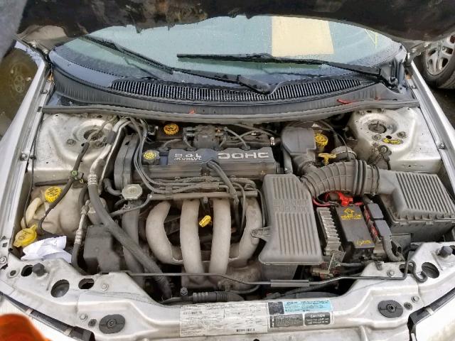 1B3EJ46X6YN244265 - 2000 DODGE STRATUS SE SILVER photo 7