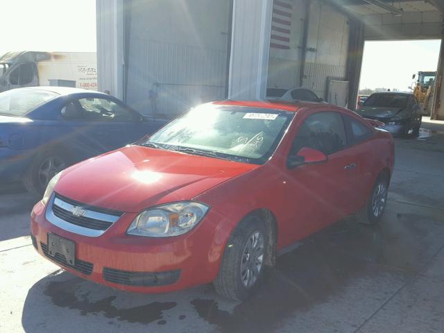 1G1AT18H297231345 - 2009 CHEVROLET COBALT LT RED photo 2