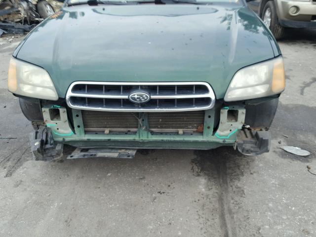 4S3BH6868Y7624757 - 2000 SUBARU LEGACY OUT GREEN photo 9