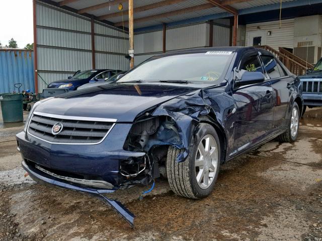 1G6DW677050195288 - 2005 CADILLAC STS BLUE photo 2