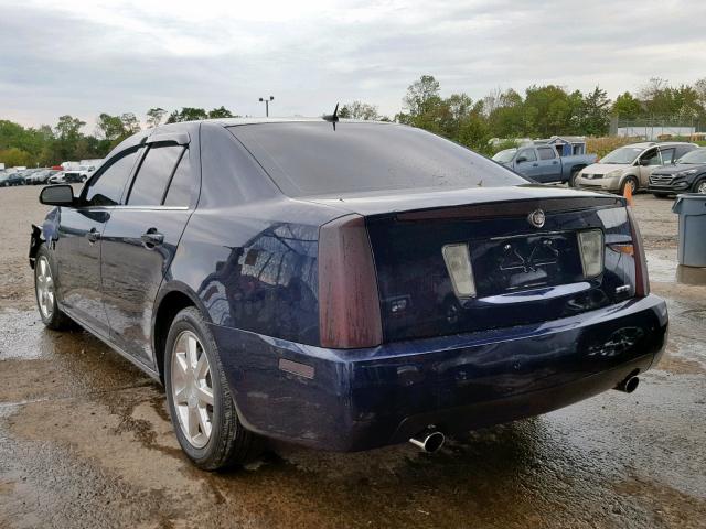 1G6DW677050195288 - 2005 CADILLAC STS BLUE photo 3