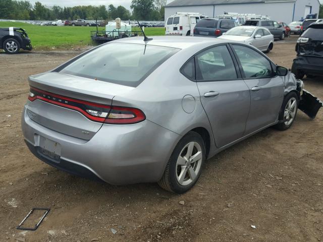 1C3CDFBB8FD265225 - 2015 DODGE DART SXT GRAY photo 4