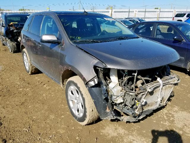 2FMDK4JC1DBB31692 - 2013 FORD EDGE SEL GRAY photo 1