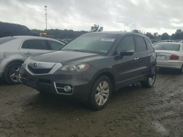 5J8TB1H2XAA007022 - 2010 ACURA RDX GRAY photo 2