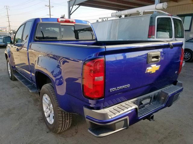 1GCHSCE36G1106748 - 2016 CHEVROLET COLORADO L BLUE photo 3