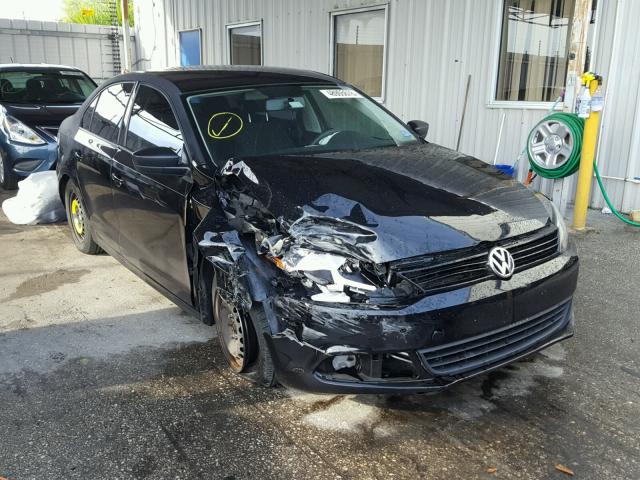 3VW2K7AJ9EM423163 - 2014 VOLKSWAGEN JETTA BASE 黑色 照片 1