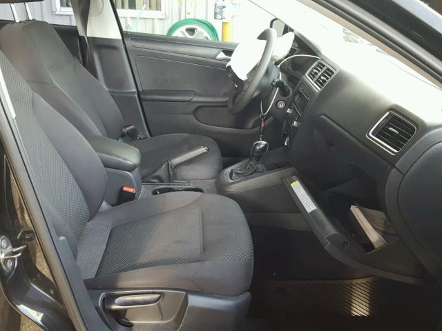 3VW2K7AJ9EM423163 - 2014 VOLKSWAGEN JETTA BASE 黑色 照片 5