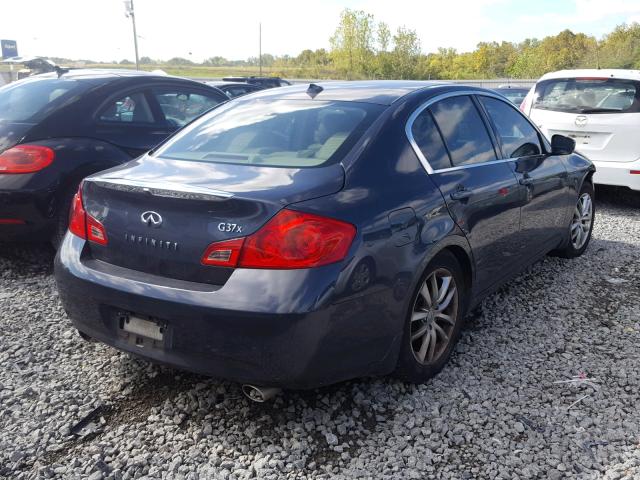 JNKCV61F19M361584 - 2009 INFINITI G37 BLUE photo 4