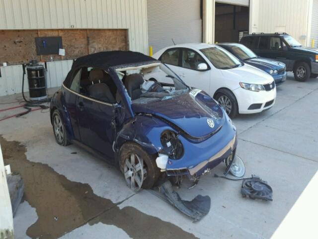 3VWPF31Y86M327199 - 2006 VOLKSWAGEN NEW BEETLE Blau Foto 1
