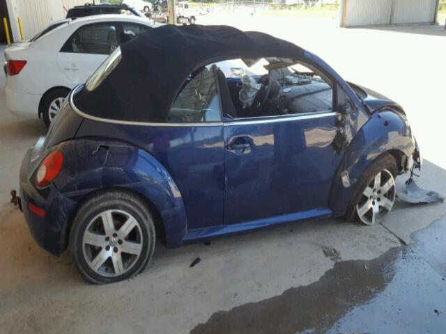 3VWPF31Y86M327199 - 2006 VOLKSWAGEN NEW BEETLE Blau Foto 10