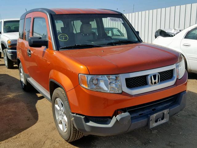 5J6YH2H72AL005901 - 2010 HONDA ELEMENT EX ORANGE photo 1