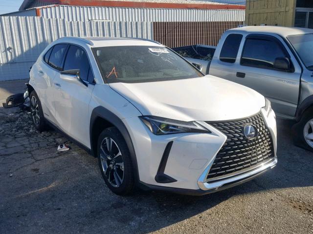 JTHU9JBH5K2010321 - 2019 LEXUS UX 250H WHITE photo 1