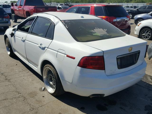 19UUA66234A008878 - 2004 ACURA TL WHITE photo 3