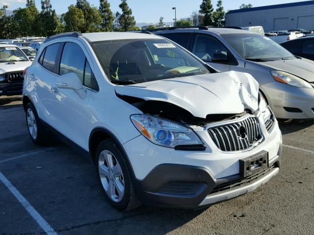 KL4CJASB4GB654443 - 2016 BUICK ENCORE WHITE photo 1