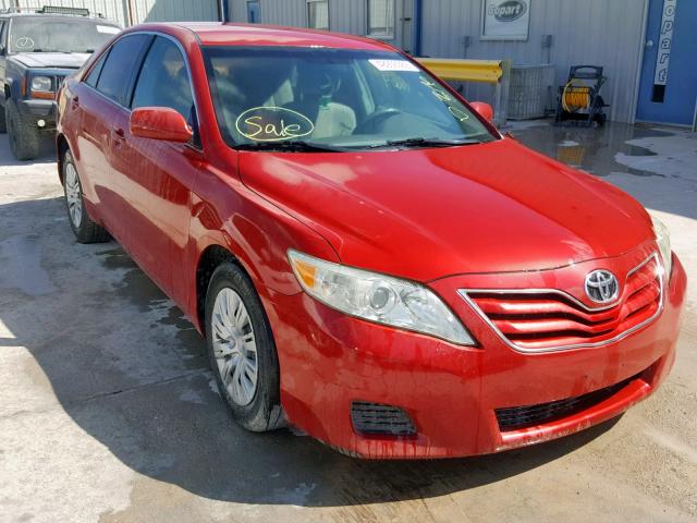 4T1BF3EK2BU642486 - 2011 TOYOTA CAMRY BASE RED photo 1