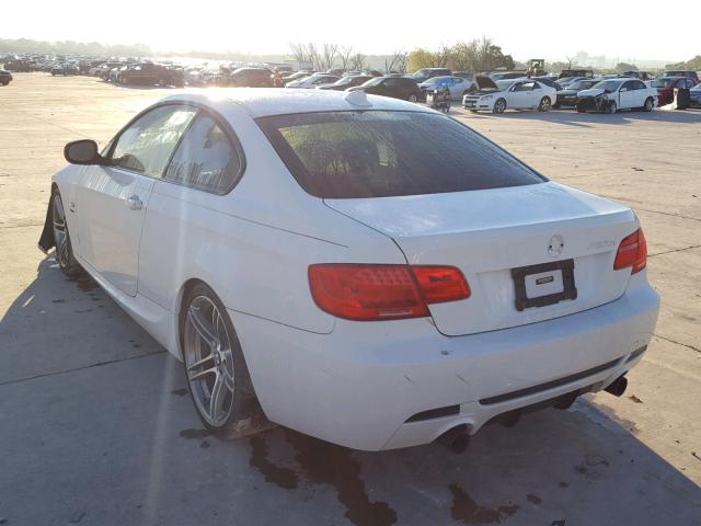 WBAKG1C57CE839973 - 2012 BMW 335 I SULE WHITE photo 3