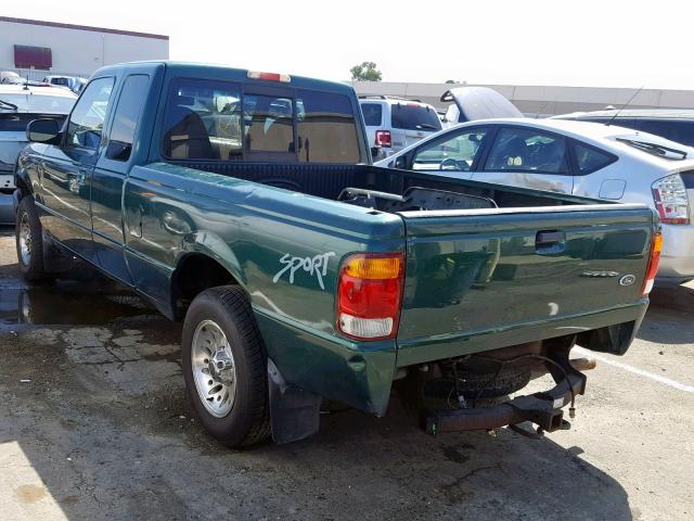 1FTYR14V3XPA35024 - 1999 FORD RANGER SUP GREEN photo 3