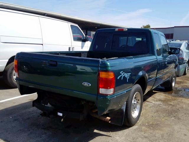 1FTYR14V3XPA35024 - 1999 FORD RANGER SUP GREEN photo 4