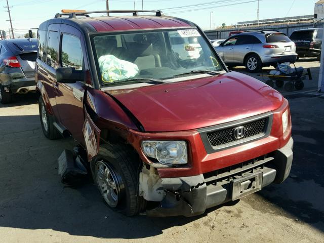 5J6YH28786L016831 - 2006 HONDA ELEMENT EX BURGUNDY photo 1