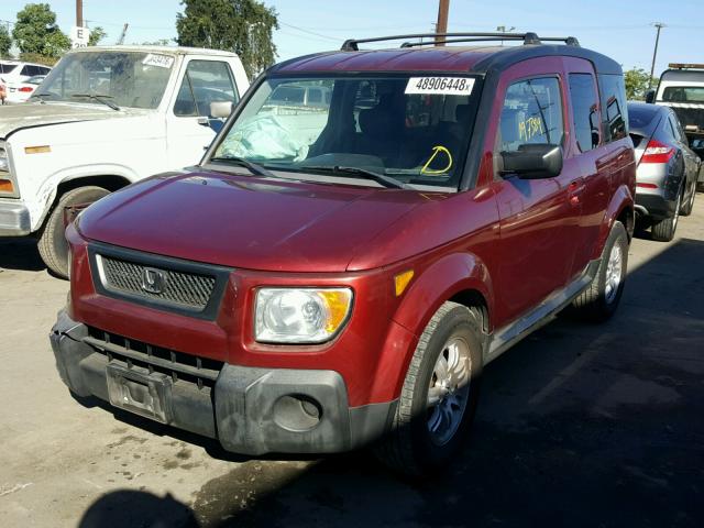 5J6YH28786L016831 - 2006 HONDA ELEMENT EX BURGUNDY photo 2