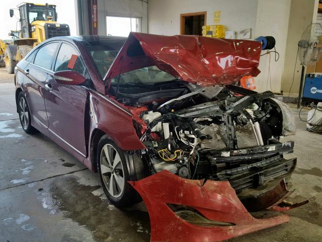 KMHEC4A42CA026499 - 2012 HYUNDAI SONATA HYB RED photo 1