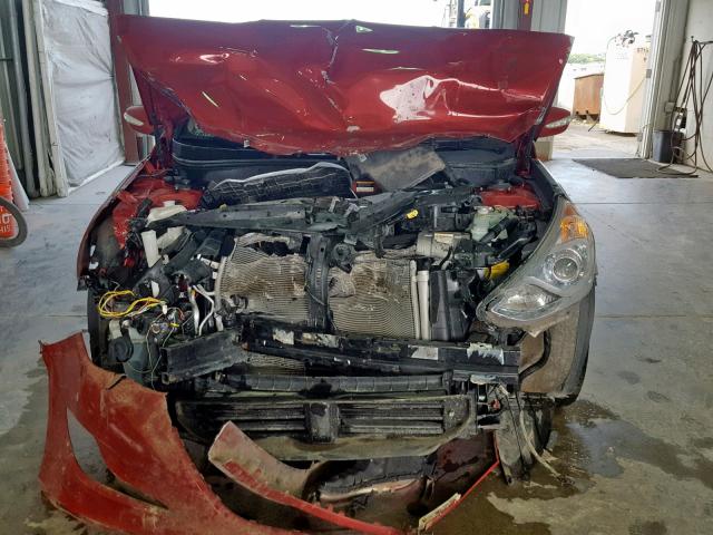 KMHEC4A42CA026499 - 2012 HYUNDAI SONATA HYB RED photo 9