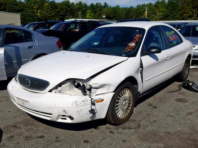 1MEFM50U14A624709 - 2004 MERCURY SABLE GS WHITE photo 2