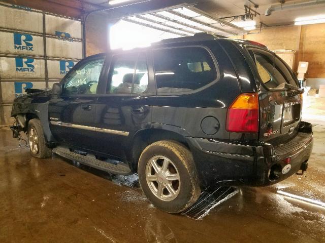 1GKDT13S262282722 - 2006 GMC ENVOY BLACK photo 3