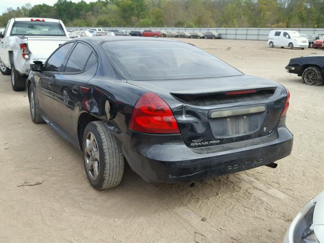 2G2WP522741364254 - 2004 PONTIAC GRAND PRIX BLACK photo 3