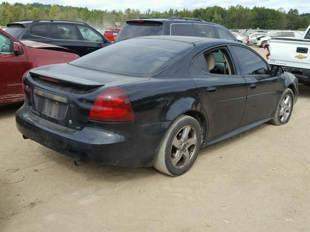 2G2WP522741364254 - 2004 PONTIAC GRAND PRIX BLACK photo 4