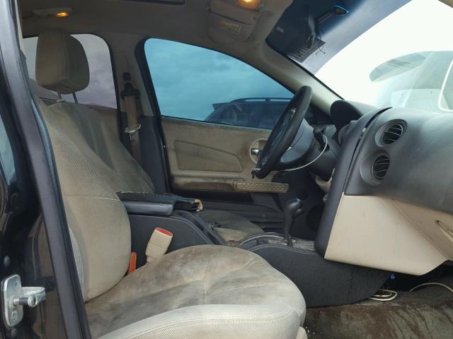 2G2WP522741364254 - 2004 PONTIAC GRAND PRIX BLACK photo 5