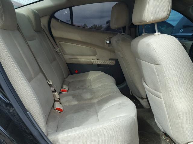 2G2WP522741364254 - 2004 PONTIAC GRAND PRIX BLACK photo 6