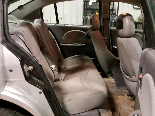 1G8AJ52F44Z200147 - 2004 SATURN ION LEVEL SILVER photo 6