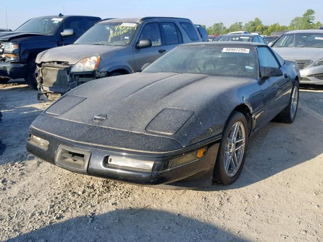 1G1YY22P3S5105051 - 1995 CHEVROLET CORVETTE BLACK photo 2