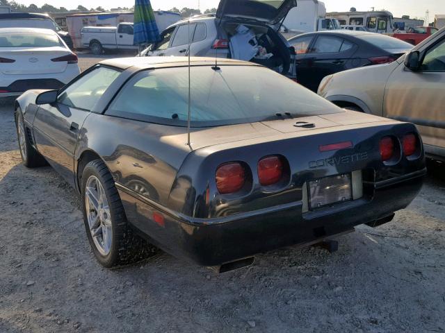 1G1YY22P3S5105051 - 1995 CHEVROLET CORVETTE BLACK photo 3