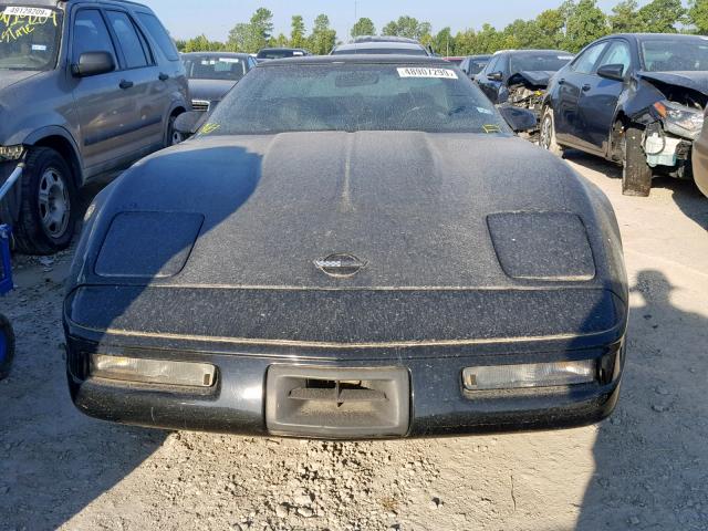 1G1YY22P3S5105051 - 1995 CHEVROLET CORVETTE BLACK photo 9