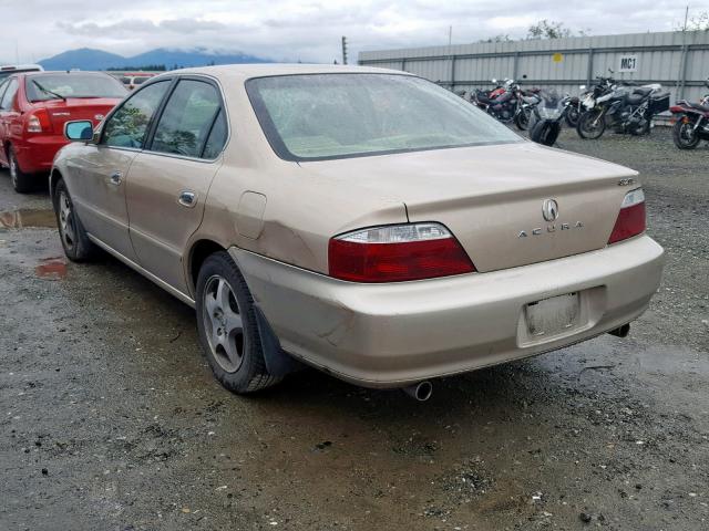 19UUA56683A008791 - 2003 ACURA 3.2TL GOLD photo 3