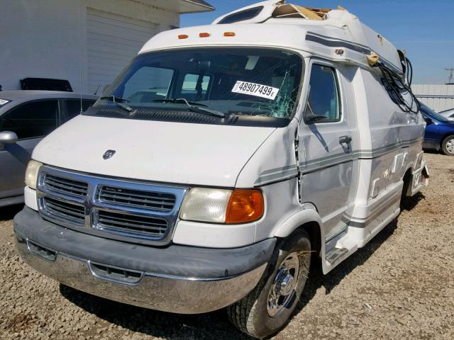 2B6LB31Z2XK518095 - 1999 DODGE RAM VAN B3 WHITE photo 2