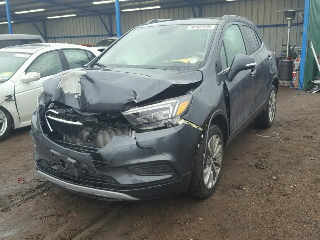 KL4CJESB4HB173939 - 2017 BUICK ENCORE PRE GRAY photo 2