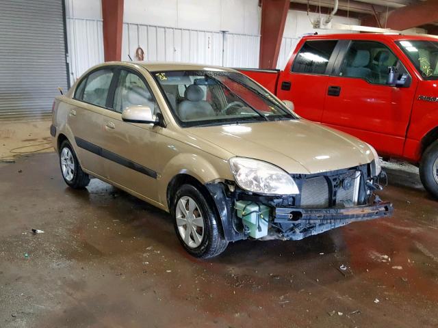 KNADE123566179347 - 2006 KIA RIO GOLD photo 1