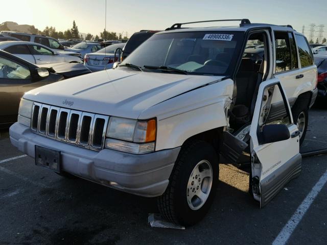 1J4GX58Y3WC114366 - 1998 JEEP GRAND CHER WHITE photo 2