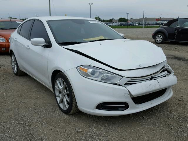 1C3CDFBA7DD302561 - 2013 DODGE DART SXT WHITE photo 1